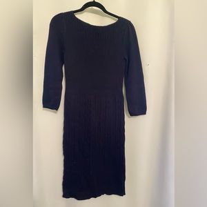 Lauren Ralph Lauren navy knit dress. Size M.